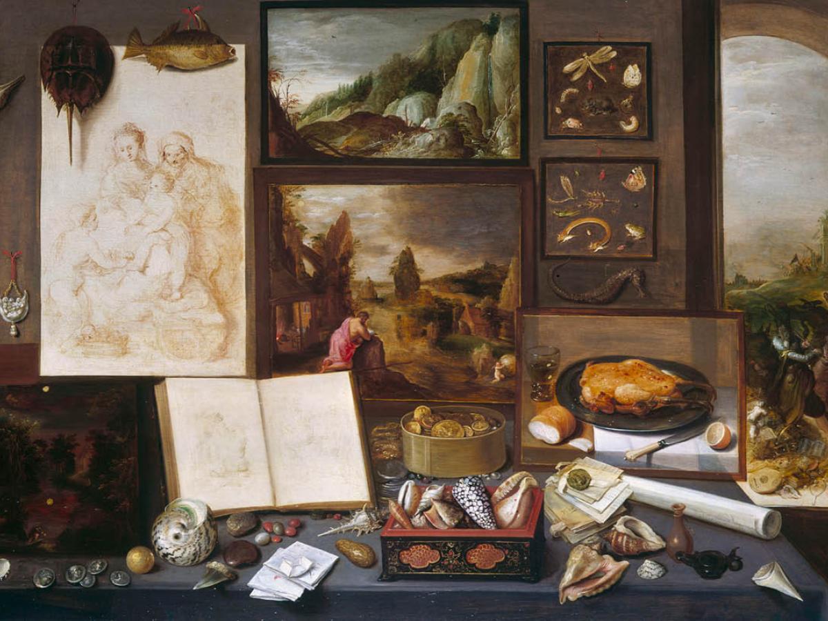 Frans Francken the Younger, The Cabinet of a Collector, 1617, Royal Collection Trust
