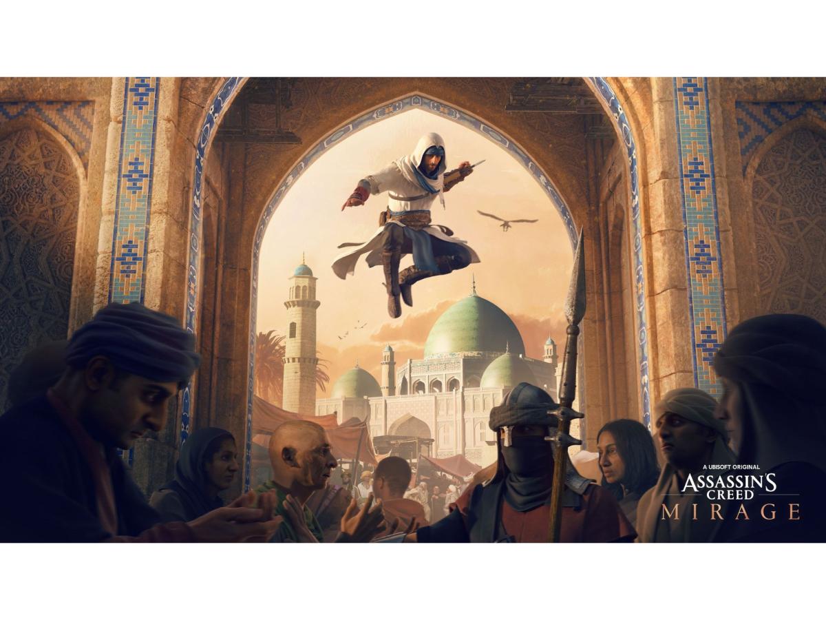 Illustrated promotional image for Assassin's Creed