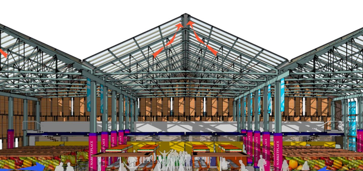 A sustainable retrofit to make an urban market in Edinburgh 