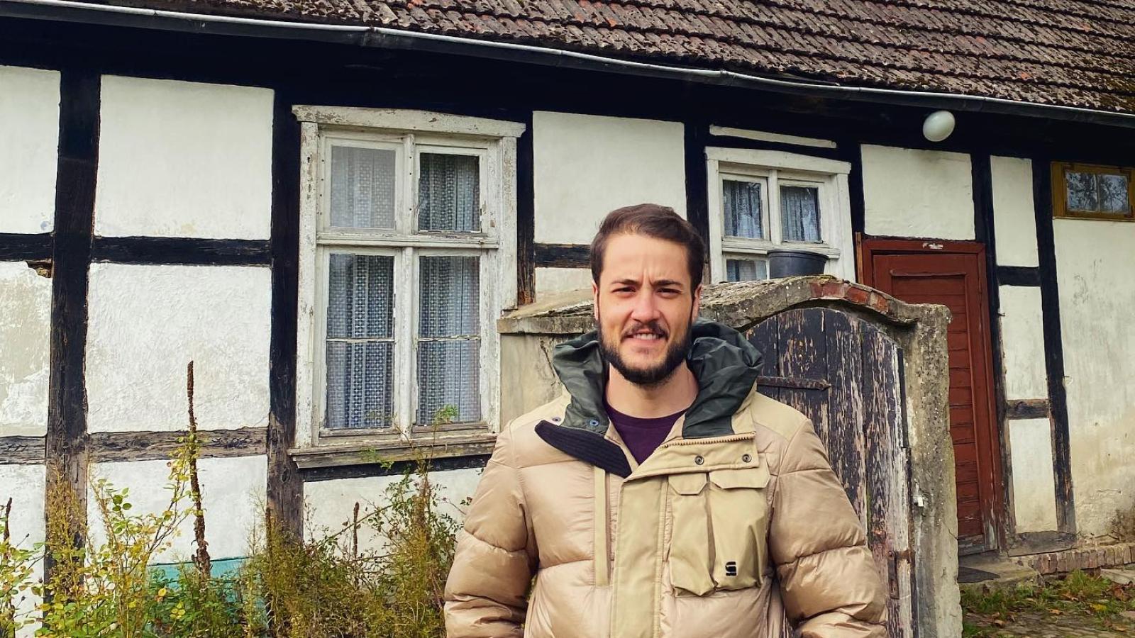 Marco Minozzo Gabriel on field research in Northern Poland during his PhD