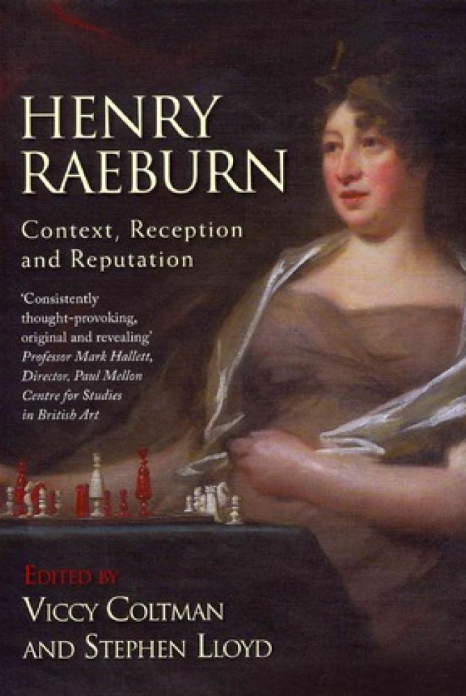 A book cover with a painting of a woman sitting by a chess set