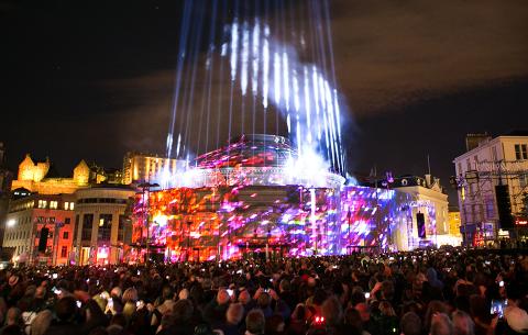 Design Informatics research was used to create the projections used in Harmonium, which opened the Edinburgh International Festival 2015