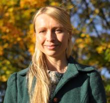 Bryony Coombs pictured outside.
