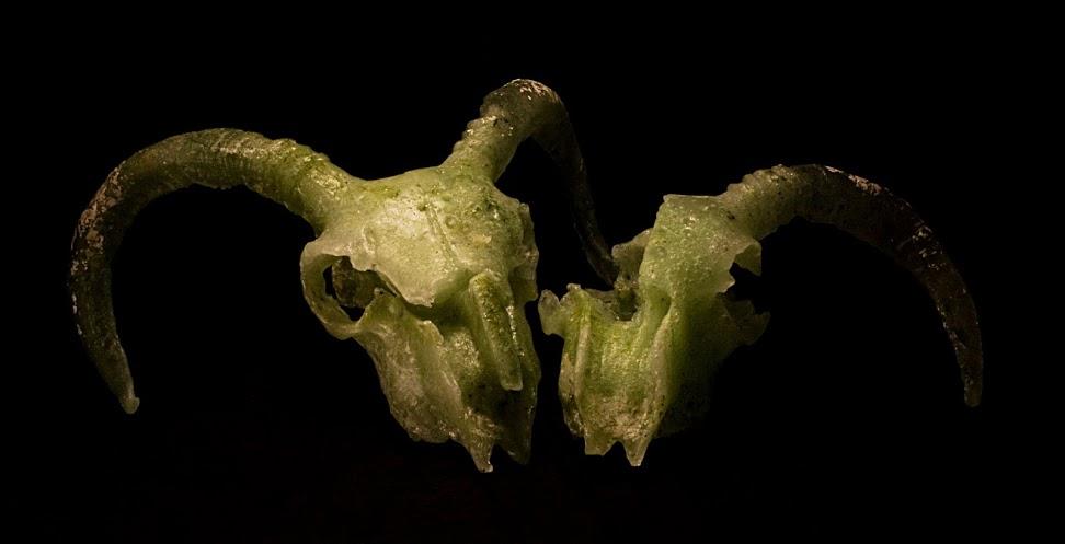 Bliadhna nan Caorach, The Year of the Sheep, Cast Glass with Metal Oxide, 2013