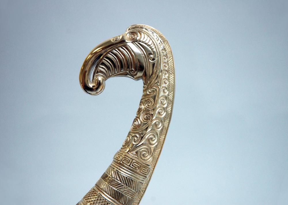 Recreation of an end piece for a Pictish drinking horn in partnership with the National Museum of Scotland