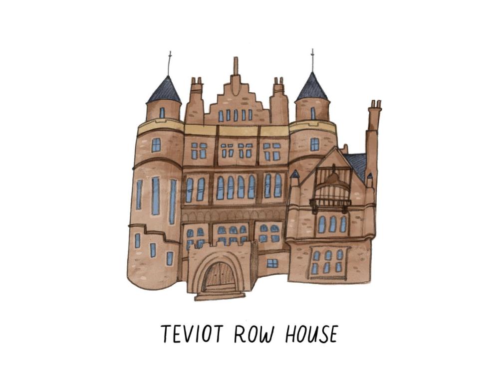 An illustration of Teviot Row House