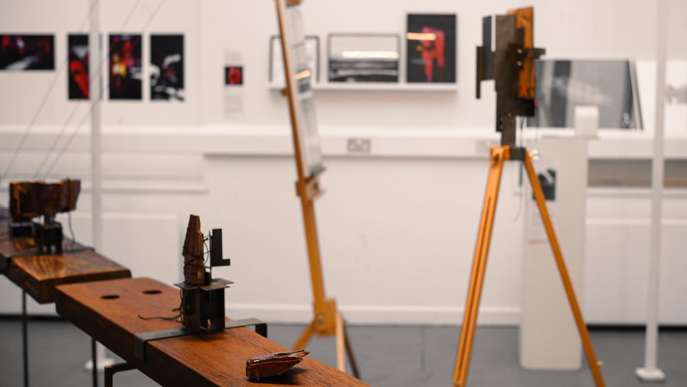 An exhibition, containing models, installations, drawings and photographic prints. 