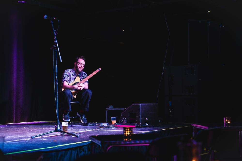 Jack Hinks on stage