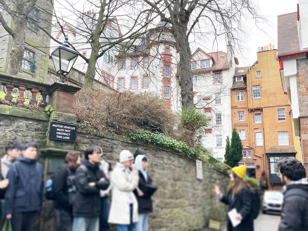 Field visit in Edinburgh Old Town, 2026